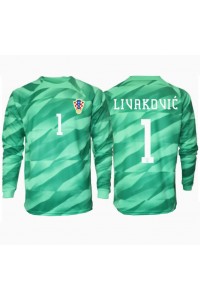 Kroatia Dominik Livakovic #1 Keeper Fotballdrakt Borte Klær EM 2024 Lange ermer